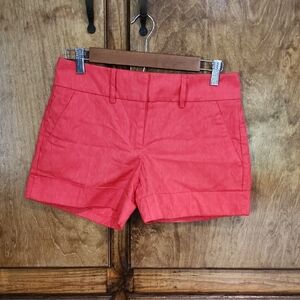 New York & Company Vibrant Coral/ Red Women's Shorts